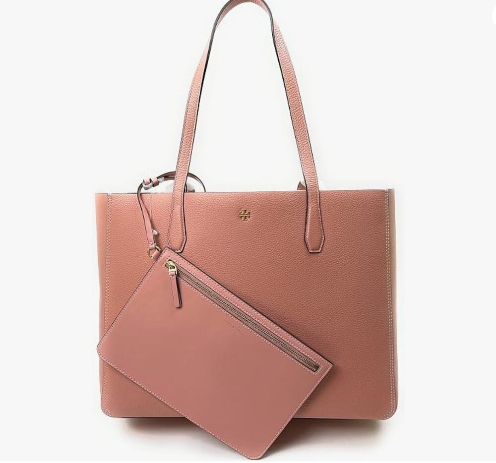 Tory Burch Blake Tote Bag- Pink Moon Cortado